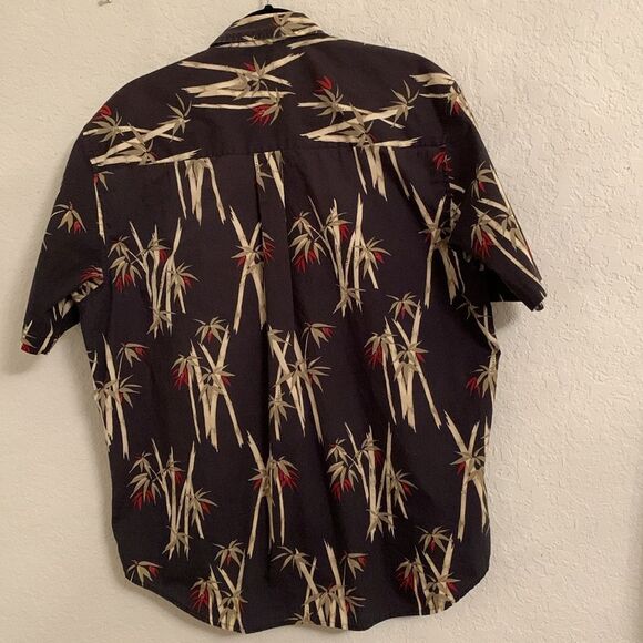Natural Issue Men’s Tropical Print Shirt Cotton Short Sleeve Pocket Size L - Picture 3 of 8